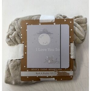 DEMDACO Storytime Snuggles 30 x 40" Baby Soft Blanket & Book Set New